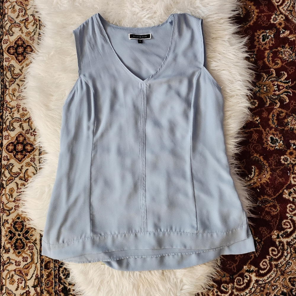 Melanie Lyne Pastel Blue Blouse